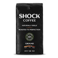 Shock Coffee Ground, The Strongest Caffeinated All-Natural Coffee, Up to 50% more Caffeine. 1 pound