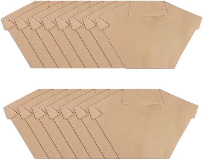 Aillsa Type BP Bags (15 pcs) for Hoover BackPack Vacuum Cleaner C2401 & Shoulder Vac Pro Commercial, Paper Replacement Vacuum Cleaner Bags
