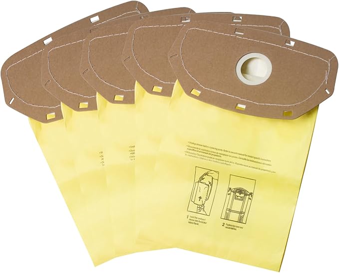 AH10232 Type CB1A Allergen Filtration Backpack Vacuum Bag Fit for Hoover Backpack Vacuum CH34006, CH93600, and CH93619(5 Pack)