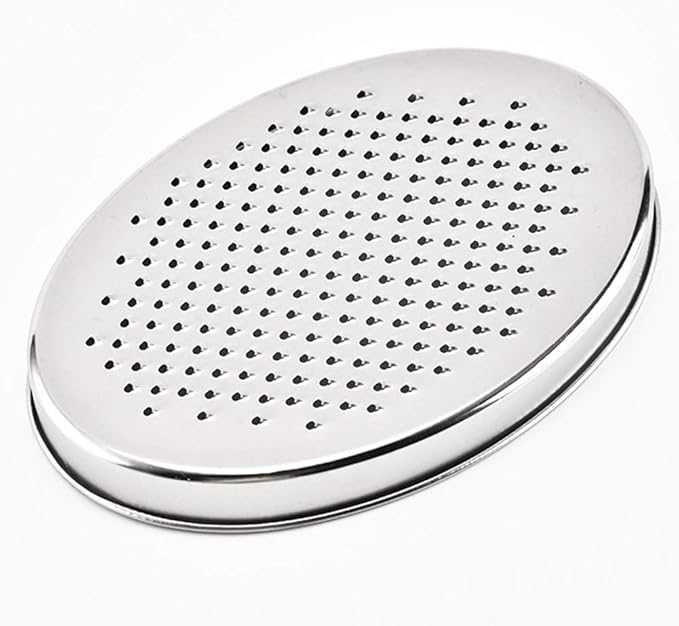 Stainless Steel Cheese Grater with Airtight Food Storage Container & Lid - Multi-Purpose Kitchen Tool for Grating Cheese, Vegetables, Ginger, and Citrus Fruits - Ideal for Home & Picnic Use