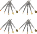 4Pack Mini Measuring Spoons Set, Heavy Duty Stainless Steel Teaspoon for Cooking and Baking, Suitable for Small Amount of Dry or Liquid Ingredients and Spices