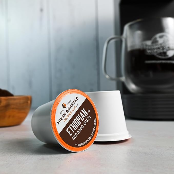 Fresh Roasted Coffee, African Variety Pack, K-Cup Compatible, 96 Pods