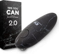 Kitchen Mama Auto 2.0 Electric Can Opener: Blade Opens Almost Any Can Pop or Soda Can - Automatic, Hands Free, Safe, Smooth Edge, Lid Remover, Battery Operated, Cordless, YES YOU CAN (Marble Black)