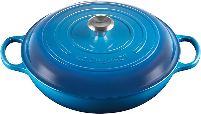 Le Creuset Enameled Cast Iron Signature Braiser, 5 qt., Marseille