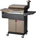 Z GRILLS 600D Wood Pellet Grill – 8-in-1 BBQ Smoker with PID 2.1 Controller, 572 sq in Cooking Area for Outdoor Grilling and Smoking, Huge Storage Cabinet Side Shelf with Tool Hooks