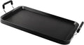 Vayepro Stove Top Flat Griddle, 17 Inch 2 Burner Griddle Pan for Stove Top Grill, Aluminum Pancake pan, Non-Stick Charcoal Grill For Outdoor/Camping