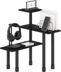 Furinno Turn-N-Tube Kitchen Countertop Organizer, 3-Tier Corner Countertop Organizer Shelf, Corner Shelf, for Kitchen, Pantry, Organizers and Storage, Espresso