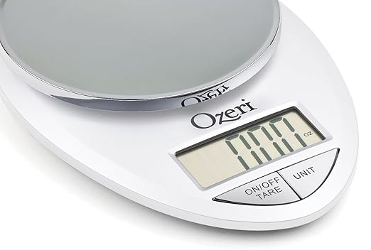 Ozeri Pro Digital Kitchen Food Scale, 0.05 oz to 12 lbs (1 gram to 5.4 kg)