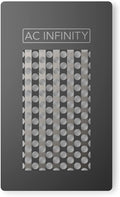 AC Infinity Grinder Card, Black Aluminum Milling Tool with Manual Grater Surface for Pepper, Spices, and Tea