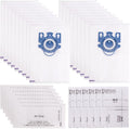 Replacement Miele Vacuum Bags For Miele 3D GN Efficiency Bags, Compatible with Miele Classic C1, Complete C1 C2 C3, S227/S240, S270, S400, S2, S5, S8 Series (18 bags+6 filters)