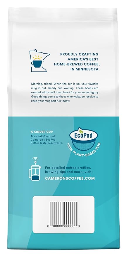 Cameron's Coffee Roasted Ground Coffee Bag, Intense French, 10 Ounce