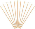 Minisland Premium 6 inch Bamboo Skewers for Appetizers Fruit Kabobs 3mm Thin Small Short Wooden Food Sticks 100 Counts, Many Sizes Choices 4.7"/5.5"/6"/7"/8"/10"/12" -MSL164