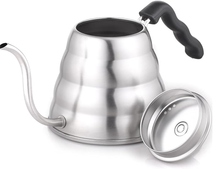 Hario V60 "Buono" Gooseneck Drip Kettle, 1200ml, Silver