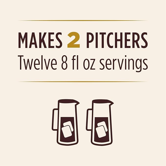 Don Francisco's Organic Cold Brew Coffee Pitcher Packs – Easy At-Home Prep, Smooth and Rich with Chocolate Notes – Medium-Dark Roast, 100% Arabica – Enjoy Black or with Cream & Sugar – Makes 2 Pitchers (12 Servings)