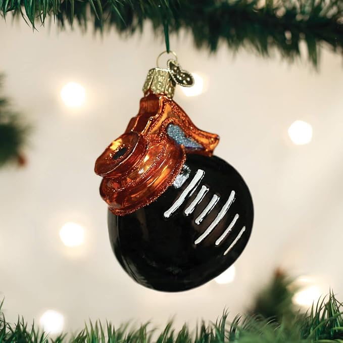 Old World Christmas Coffee Pot Glass Blown Ornament for Christmas Tree, Handcrafted Holiday Decoration, Coffee Collection