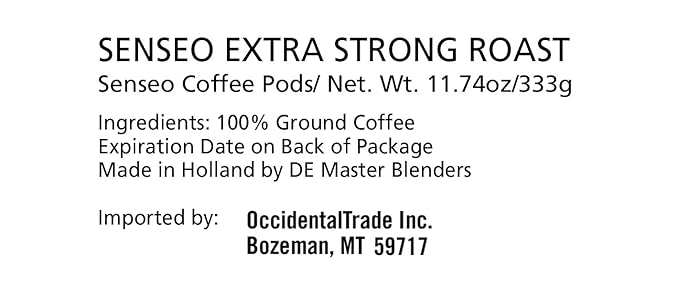 Senseo Extra Strong Coffee Pods – 144 Count (3 Packs) – Dark Roast with Intense & Bold Flavor and Rich Crema – Single-Serve Coffee Pads Compatible with Senseo & PeleCom Machines