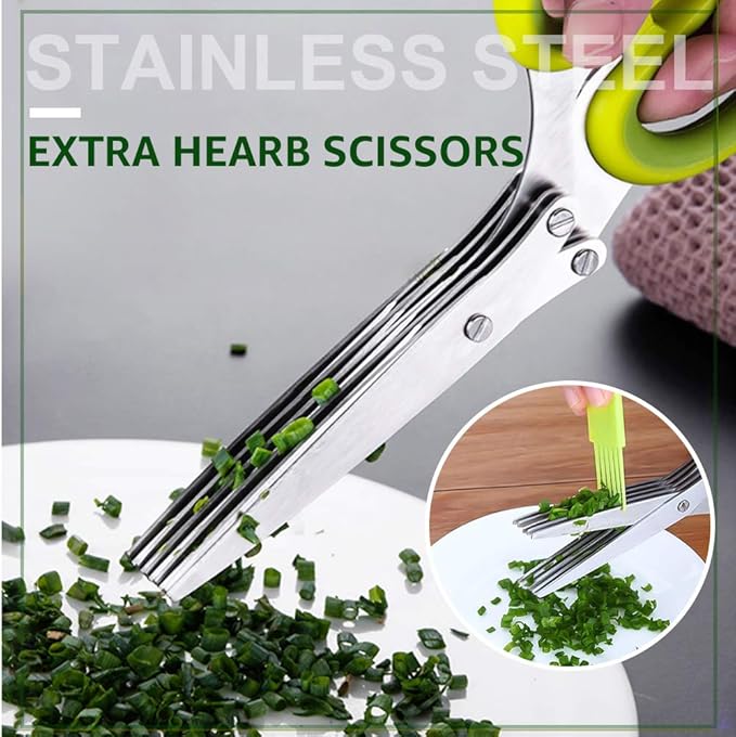 ONEBOM 2 Pack Kitchen Shears,Multi-Function Kitchen Scissors Heavy Duty Sharp 304 Stainless Steel, Gold Apartment Kitchen Accessories Cooking Shears for Chicken,Meat,Fish,Poultry (Gold)