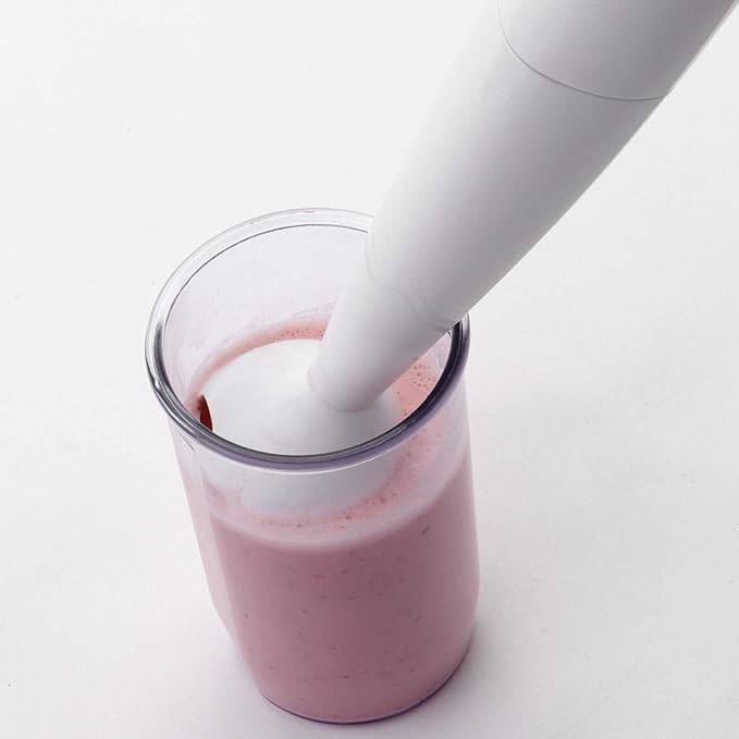 Betty Crocker Hand Blender with Beaker, White, BC-1303CK