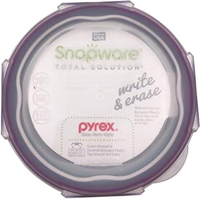 Snapware 1-Cup Total Solution Round Food Storage Container, Glass