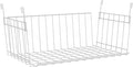 ClosetMaid Wire Hanging Shelf Basket for Storage, Organization in Closet or Pantry, No Assembly or Installation, Durable, 10.68"D x 18.39"W x 7.99"H, White