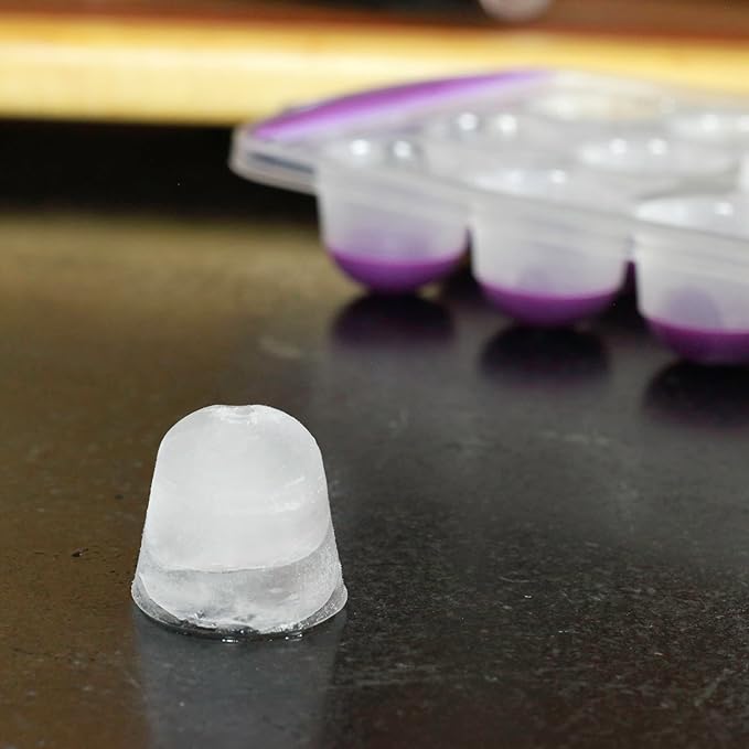 Chef Craft Select Plastic Ice Cube Tray, 11 inch in length yields 21 cubes, Color May Vary