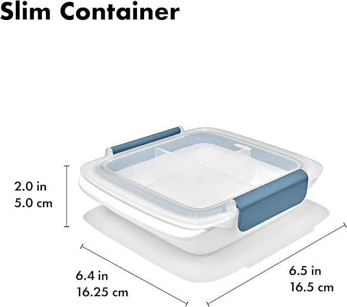 OXO Good Grips Prep & Go Slim Container with Removable Divider
