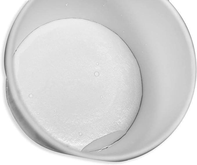 [250 Sets White Paper Food Containers With Vented Lids, To Go Hot Soup Bowls, Disposable Ice Cream Cups (8oz)