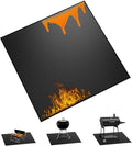 39×39 inch Heavy Duty Large Under Grill Mats for Outdoor Grill, Double-Sided Fireproof, Waterproof, Oil Proof Deck and Patio Protector, BBQ Mat Grill Floor Mats Fireplace Fire Pit Mat