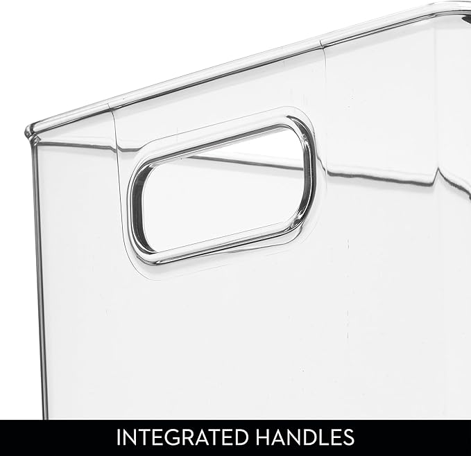 InterDesign iDesign Recycled Plastic Pantry Storage Bin – Linus Collection - Clear
