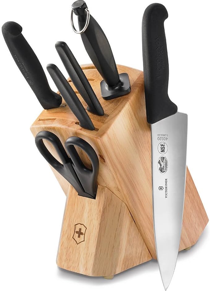 Victorinox Fibrox Pro 7-Piece Cutlery Block Set