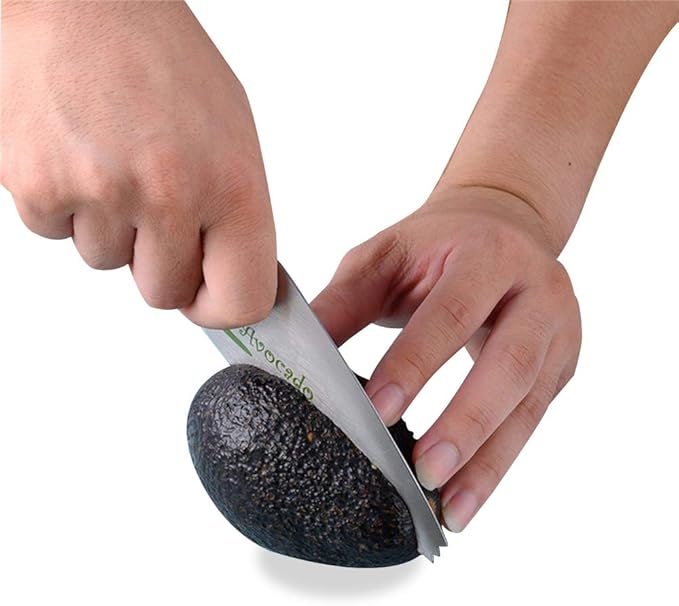 Avocado Slicer, Multifunction 3 in 1 Avocado Cutter, Premium Stainless Steel Slice, Pit and Scoop Avocados Safely and with Ease, Perfect for Avocado Toast and Guacamole