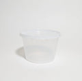 TIYA Food Containers - 16oz Bulk 240 Pack with Lids - Plastic Food Storage to-Go Containers - Reusable Microwavable Dishwasher Safe Cups - Airtight Leak Proof for Soups & Meal Prep