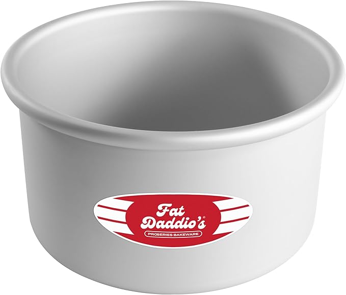 Fat Daddio's Anodized Aluminum Round Cake Pan, 7 x 4 Inch