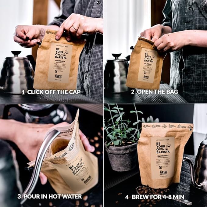 Christmas Coffee Gifts for Men & Women - 5 of the World's Finest Single Estate Specialty Coffees in Sampler Box for Coffee Lovers | Perfect Secret Santa Gift Set Idea with Unique Coffeebrewers