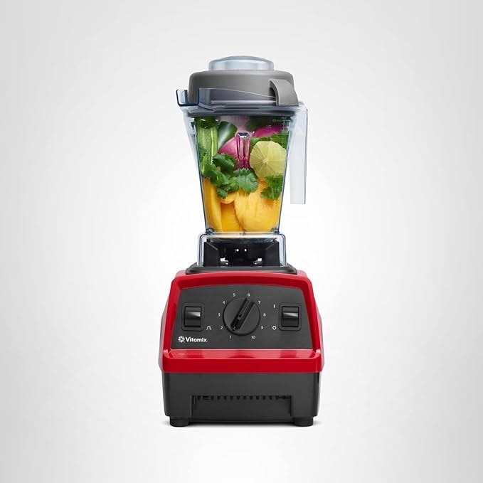 Vitamix Explorian E310 Blender, Professional-Grade Kitchen Blender for Smoothies, Soups, Juices and More, 10-Speed, Stainless Steel Blades, Self-Cleaning Kitchen Appliance, 48 Oz Container, Red