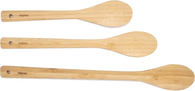Norpro 7657 12-Inch Bamboo Spoon