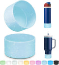 2 PCS Glitter Silicone Boot for Owala Water Bottle, Anti-Slip Protective Sleeve for FreeSip/Twist/Flip Stainless Steel Water Bottles Accessories