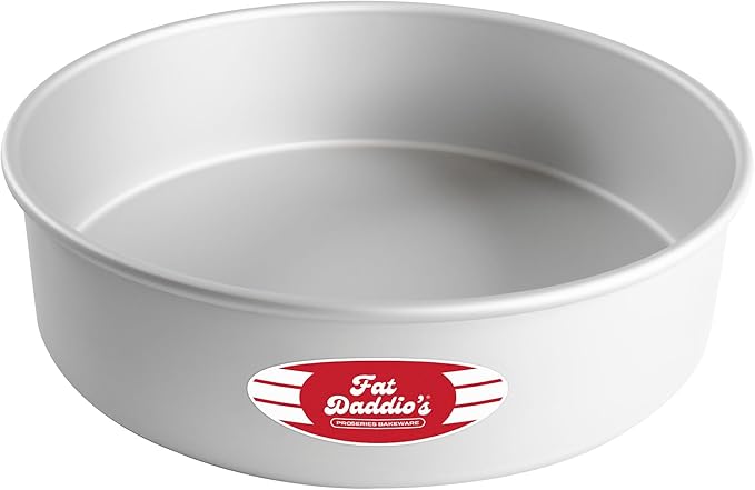 Fat Daddio's Anodized Aluminum Round Cake Pan, 12 x 3 Inch