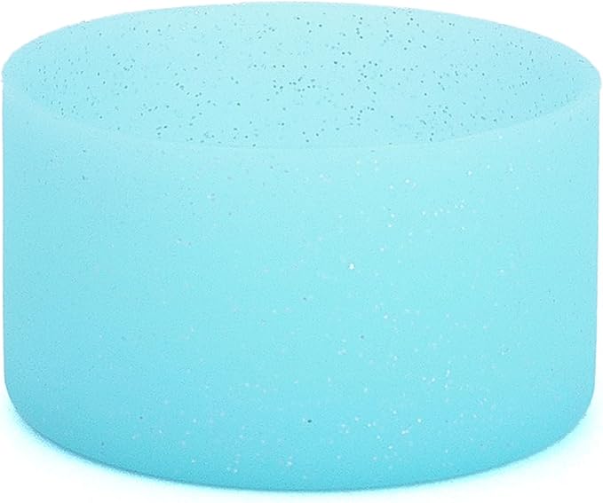 QIANHAI Silicone Boots for Stanley Adventure Quencher Tumbler 40oz & IceFlow 20 30oz Car Water Bottle Accessories - Fits Hydro Flask YETI Rambler Simple Modern (MixS-1AtomBlue)