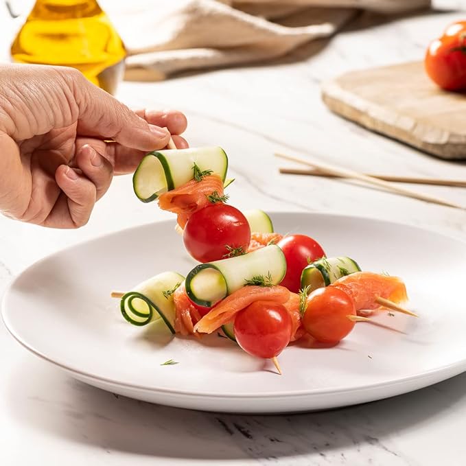 Comfy Package [Case of 5000] 6 Inch Bamboo Wooden Skewers For Grilling, Shish Kabob, Fruits, Appetizers, and Cocktails