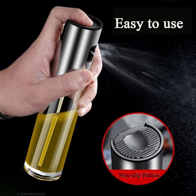 Oil Sprayer for Cooking Olive Oil Sprayer Mister for Air Fryer Vegetable Vinegar Oil Portable Mini Kitchen Gadgets for Baking,Salad,Grilling,BBQ,Roasting(1 Pack)