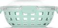 Ello Duraglass Meal Prep Lunch Bowl Container, 5 cup- Glass Food Storage Container with Silicone Sleeve and Airtight BPA-Free Plastic Lid, Dishwasher, Microwave, and Freezer Safe