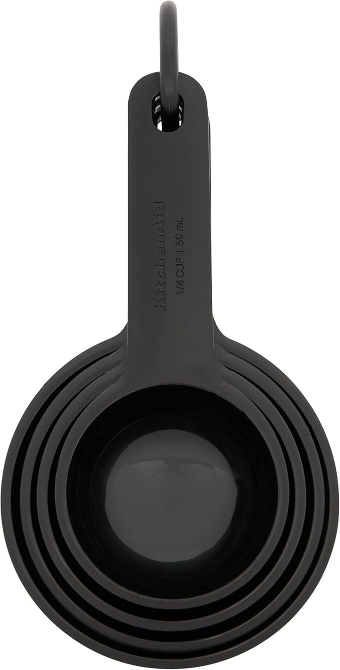 KitchenAid Universal Measuring Cup Set, 4-Piece, Black