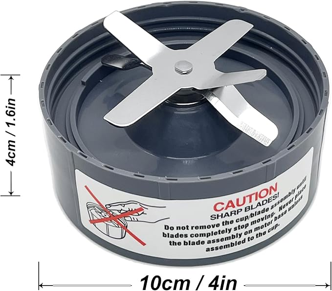 Replacement Extractor Blade with Already Installed Gasket for NutriBullet 600w 900w Pro Blender Blade Replacement Parts NBR-0601WM