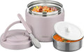 Thermo Food Jar for Hot Food Adults 32OZ Soup Thermo Lunch Containers Wide Mouth Vacuum Insulated Stainless Steel Leakproof Bento Box with Spoon (Purple)
