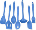 Chef Craft 7 Piece Blue Premium Silicone Kitchen Tool Set (42081)