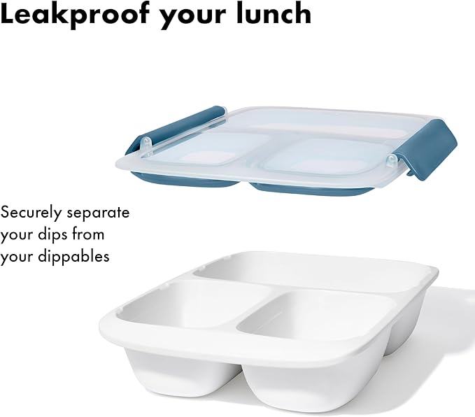 OXO Good Grips Prep and Go Divided Container - Ocean Blue