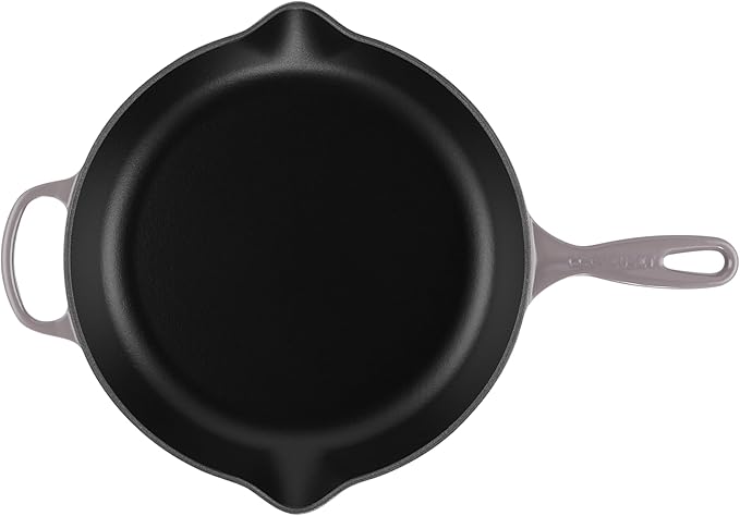 Le Creuset Enameled Cast Iron Signature Iron Handle Skillet, 11.75", Oyster