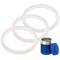 Impresa Silicone Gasket Replacement Kit - Thermos Rubber Seal Replacement - Leak-Proof Vacuum Seal Jar - Compatible with Thermos 10 oz Food Jar - White, Pack of 3
