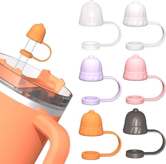 Adjustable Straw Cover for Stanley|Simple Modern|Yeti|Owala|Hydro Flask|Reduce|Maars|Meoky|MaxBase|Beast|Hydrapeak Cup, All Brand of Straw Accessories, Diameter 6mm-12mm, BPA Free, Dishwasher safe